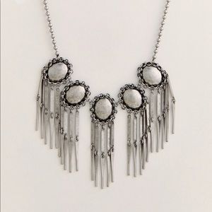 DANNIJO Silver Statement Necklace